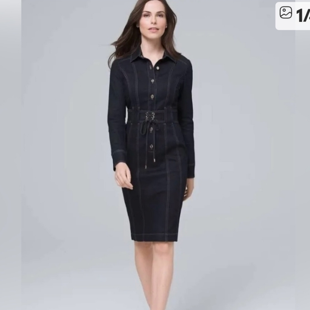 WHBM Denim Dress EUC
